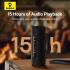 Baseus AeQur Series VO20 Bluetooth Speaker with Ambient RGB Light | BT 5.3, 15H Playtime, 15W Loud Stereo Sound, Deep Bass - Black
